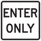 Brady Traffic Sign, 18 in H, 18 in W, Aluminum, Square, English, 94181 94181 - alternate 1